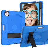 B3 Robot iPad Case Silicone Shockproof Protective Stand Cover For iPad Pro 11inch (2018/2020/2021) Air4 10.9 Air5 (2021)-DarkBlue&Black