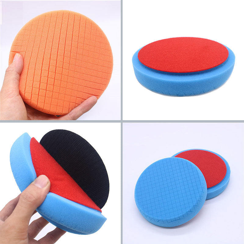 5Pcs 6 Inch Polishing Sponge Pads For Car Compounding Waxing