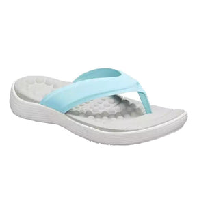 Womens Flip Flops Sandals Comfortable Slip On Shoes-Aqua Green