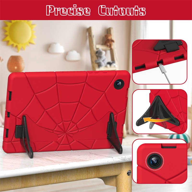 Spiderman Tablet Case for Samsung tab A8 10.5 X200/X205 2021-RedBlack