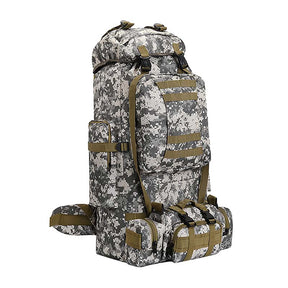 80L Waterproof 2-in-1 Detachable Backpack for Camping-Urban Camou