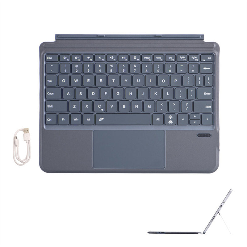 Ultra-Slim Backlit  Wireless Keyboard for Microsoft Surface Go/Go 2/Go 3-Grey