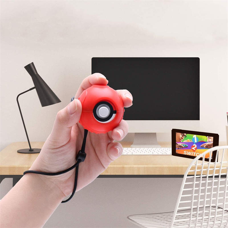 Silicone Grip Case for Poke Ball Plus Controller-Red