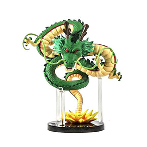 Resin Shenron Statue Set Crystal Balls Shelf Home Decorative Gifts