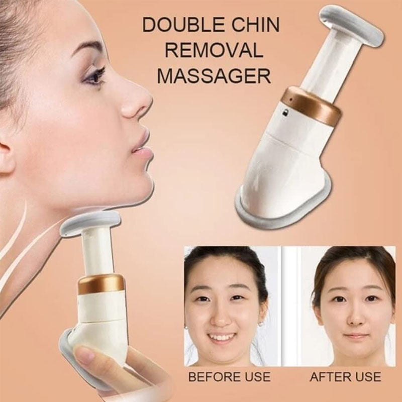 Portable Neck Slimmer and Double Chin Reducer-White