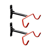 2 Pcs Bike Wall Mount Foldable Bicycle Storage Horizontal for Garage