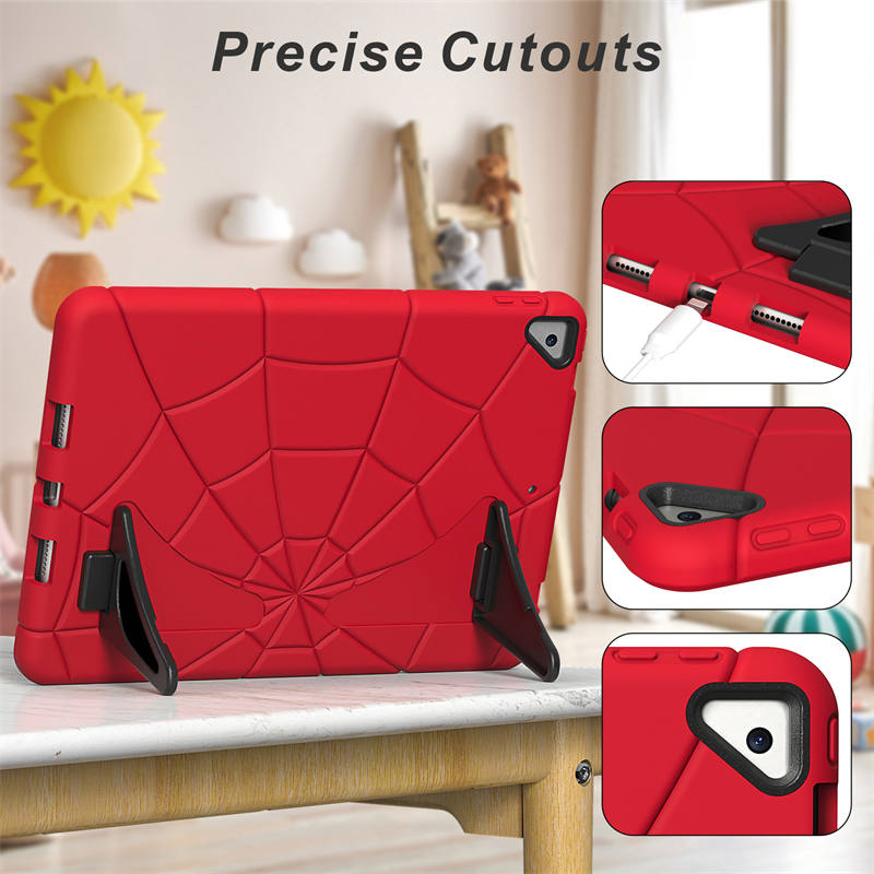 Spiderman iPad Case with Kickstand for ipad 10.2 Inch 2021/2020/2019-RedBlack