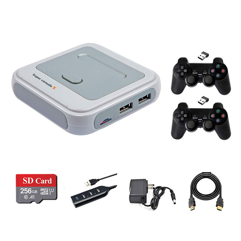 50000 Games Super Console X 4K TV Support HD Output Up to 5 Players LAN/WiFi-256g