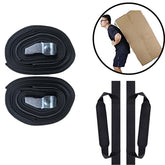 One Person Moving and Lifting Straps for Safely Move Carry Secure Appliances-Black