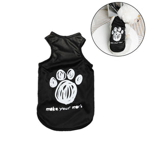 Dog Clothes Letter Printed Soft Breathable Vest for Small Dogs Cat