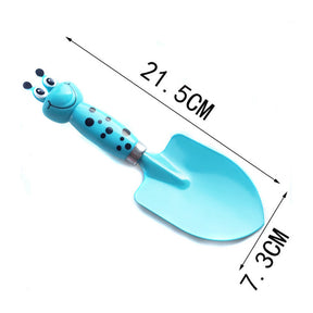 21.5cm Kids Gardening Tools Mini Blue Shovel Safe Toy Gardening Tools for Soil Planting Digging Transplanting