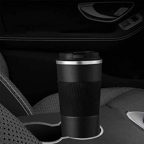 Coffee Mug Stainless Steel Vacuum Insulated Cup for Home Outdoor-Black