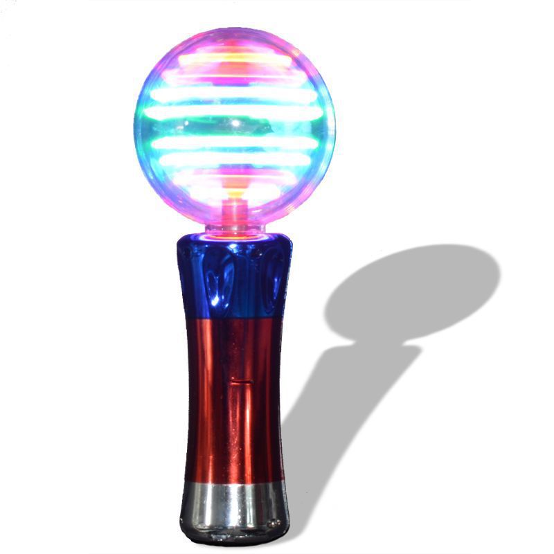 20cm Light Up Magic Ball Toy Wand for Kids Thrilling Spinning Light Show Fun Gift or Birthday Party Favor