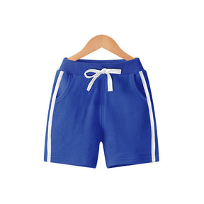 Kids 3 Pack 100% Cotton Sport Jogger Shorts Casual Elastic Pants-L