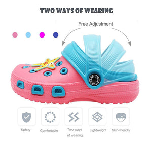 Kids Cute Garden Shoes Cartoon Sandals Children Beach Slipper-WatermelonRed