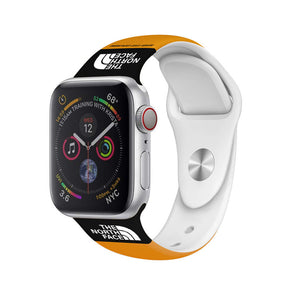Sports Band Soft Silicone Breathable Waterproof for Apple Watch-Orange