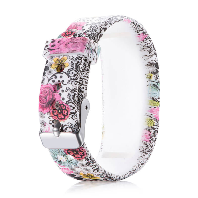 Compatible With Garmin Vivofit JR /Vivofit 3 Soft Silicone Colorful ReplacementWristbands-Color15