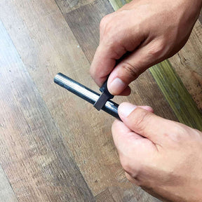 Portable Flintstone Iron Rod Kit with Paracord Landyard Handle Striker