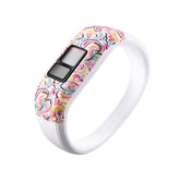 Soft Silicone Replacement Watchband for Garmin Vivofit Vivofit 3/Vivofit JR/JR 2 Band for Kids Women Men-Color2
