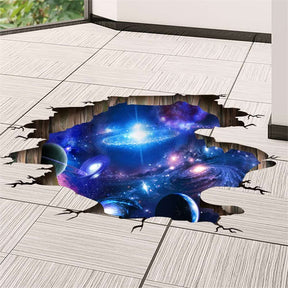 3D Wall Stickers Universe Galaxy Outer Space Planet Wall Decor for Kids Rooms Ceiling