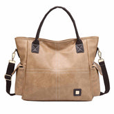 Large Hobo Handbags for Women Sturdy Top Handle Shoulder Bags with Adjustable Strap-Khaki