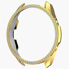 Bling Diamond Frame PC Cover For Galaxy Watch 3 41MM/45MM-Gold