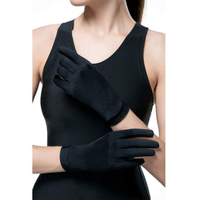 Sport Gloves Full Finger Hand Protection Compression Gloves For Women & Men-Black-LYX-08068