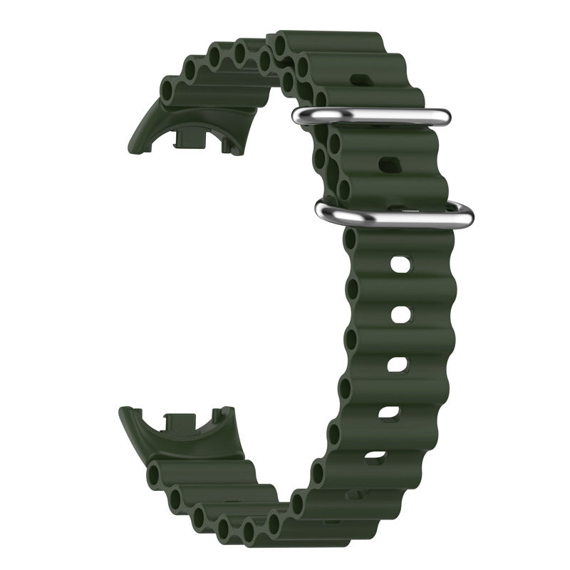 Ocean Loop Strap WaterProof Sport Replacement for Mi 8 Watch-Green