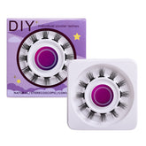 12 Clusters DIY Natural Eyelash Wispy Light 3D Effect Individual Lashes-W04