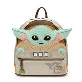 Star Wars Baby Yoda Womens Double Strap Cute Backpack