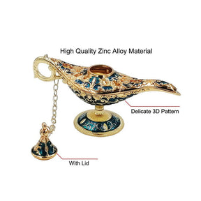 Aladdin Magic Genie Lamp Party Table Decoration Gift-Gold Dark Blue