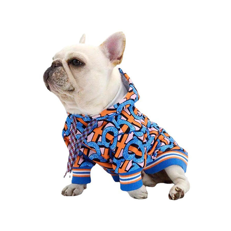 Pet Hoodie Dogs Cats Spring and Autumn Fashion Cozy Warm Cotton Sweatshirt