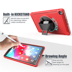 Spider Man 3-Layer Heavy Duty Tablet Case For Samsung Tab A 10.1 inch 2019 T510/T515-Red