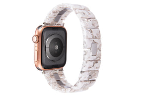 Stainless Steel & Resin Quick Release Strap Wristband for Apple iwatch - Color 08