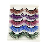 3D False Eyelashes Colored Thick Lashes for Performance Halloween-3