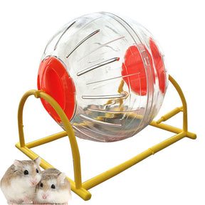 Cute Hamster Running Ball Silent Exercise Wheel-Orange