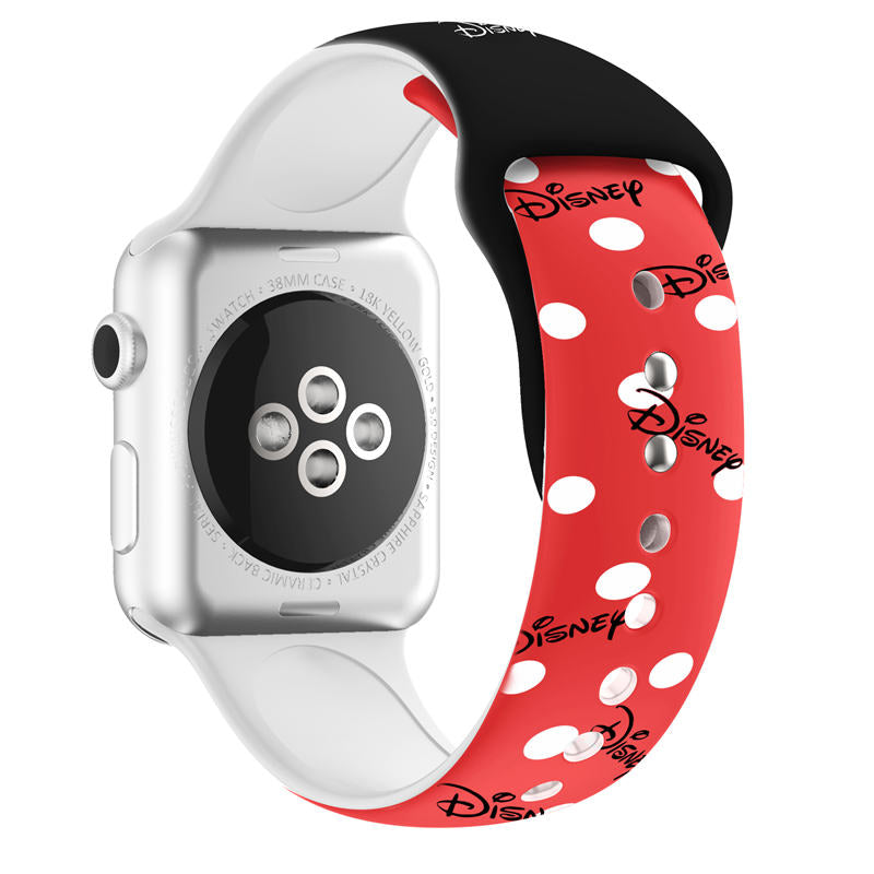 Soft Silicone Cartoon Mickey Mouse Bands for Apple Watch Series SE/6/5/4/3/2/1-C14