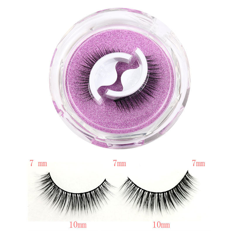 3 Pairs False Eyelashes Self Adhesive Waterproof Reusable No Glue Needed-2