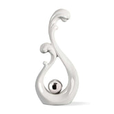 Modern Abstract Art Ceramic Statue Home Decorations for Living Room-Large