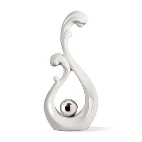 Modern Abstract Art Ceramic Statue Home Decorations for Living Room-Large