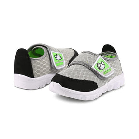 Baby Sneaker Shoes Breathable Mesh Athletic Casual Shoes For Boys Girls-Grey