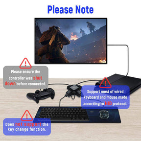 Keyboard Mouse Converter Adapter for N-Switch/Xbox One/PS4/PS3