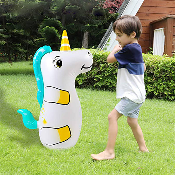 Inflatable Punching Bag Toys Fun Boxing Blow up Toys for Kids Fit for Children Gifts