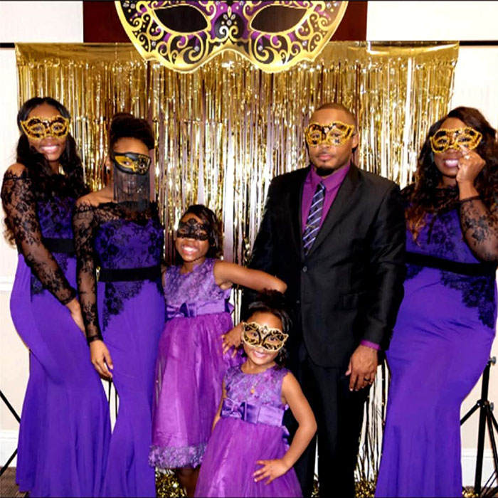 Girls Tulle Lace Flower Princess Wedding Dress For Toddler And Baby Girl-Dark Purple