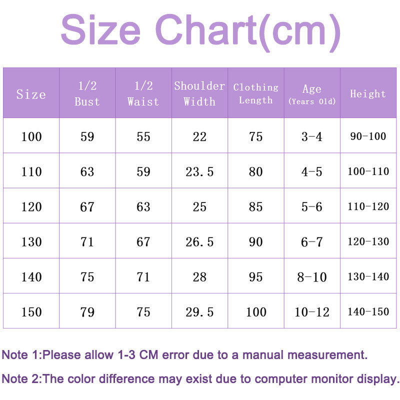 Magical Princess Dress for Girls Christmas Halloween Party Costume