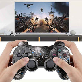 Wireless Controller with High Performance Motion Sense Double Vibration for PS3-Black