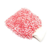 Microfiber Car Wash Mitt Strong Absorbent Car Detailing Gloves-Red