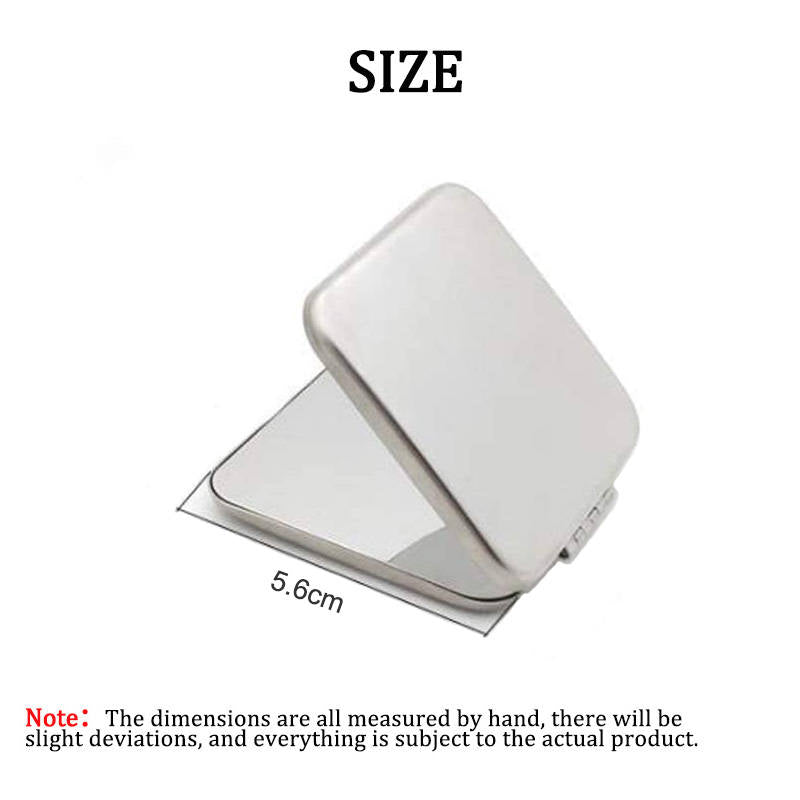 Double Sides Mini Travel Mirror-Square