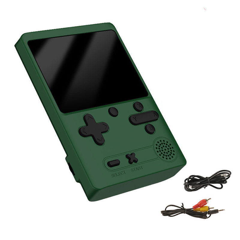 Retro Handheld Game Console 500 Classic FC Games Support Connecting TV-Green