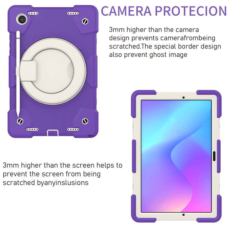 Tab A 8 X200/X205 Samsung Tablet Case with 360¡ãSwivel Stand-Catharanthus Roseus